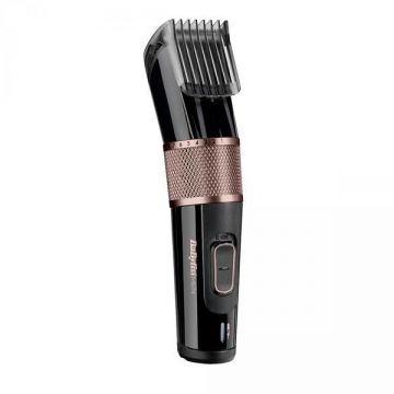 Babyliss Masina de tuns fara fir BaByliss E974E cu pieptene, Auriu/Negru