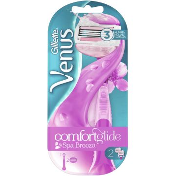 Gillette Razor Gillette Venus Comfort glide Spa Breeze + 1 cap de schimb