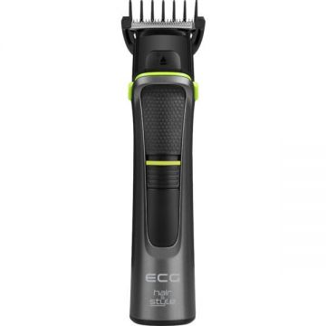 Masina de tuns si trimmer fara fir ECG ZS 2620 Magnetic, baterie Li-Ion 500 mAh, IPX 5