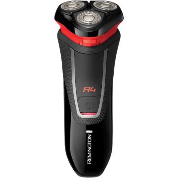 REMINGTON Aparat ras 3 Remington R4000 Style Series4, Lame flexibile ComfortTrim, Timp incarcare 4 ore, Indicator LED, Rezistent la apa, Rosu/ Negru