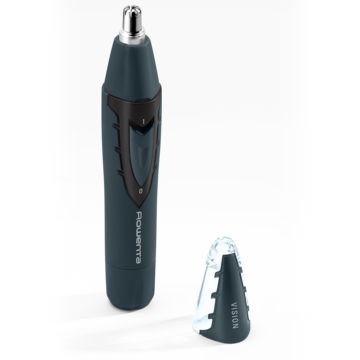 Trimmer pentru nas & urechi Rowenta Vision TN3011F0  autonomie 3 ore  tehnologie VISION  rezistent la apa  albastru
