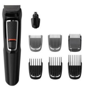 Aparat de tuns 8 în 1 Philips Series 3000 MG3730/15, 8 instrumente (Negru)