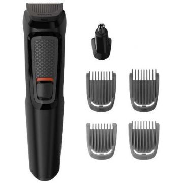 Aparat de tuns barba Philips Multigroom series 3000 6 in 1 MG3710/15 (Negru)