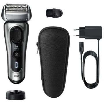 BRAUN Aparat de ras electric, Braun 8417s WD, Negru/Argintiu