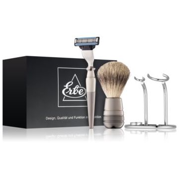 Erbe Solingen Shave Razor 6433 Mach 3 Titan set pentru bărbierit pentru bărbați