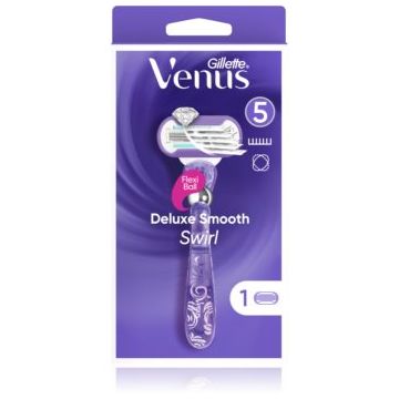 Gillette Venus Deluxe Smooth Swirl Aparat de ras + rezervă lame