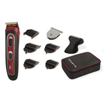 Trimmer Rowenta TN4422F0, 6 trepte de taiere, Rezistent la apa, Autonomie 60 de minute, Negru Trimmer Rowenta TN4422F0, 6 trepte de taiere, Rezistent la apa, Autonomie 60 de minute, Negru