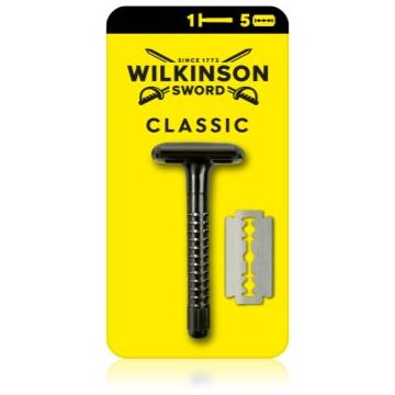 Wilkinson Sword Classic aparat de ras + lame de rezervă 5 pc