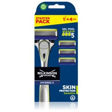Wilkinson Sword Hydro5 Skin Protection Sensitive aparat de ras + rezervă 4 pc