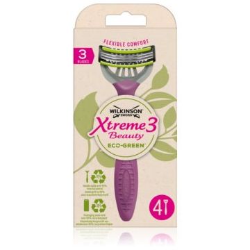 Wilkinson Sword Xtreme 3 Beauty Eco Green aparat de ras de unică folosință