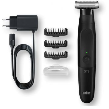 Aparat de ras Braun Series X XT3100, aparat hibrid pentru barbierit si tuns barba