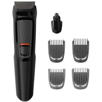 Aparat de tuns Philips Multigroom Seria 3000 6 in 1 MG3710/15, Fara fir, Lame cu ascutire automata