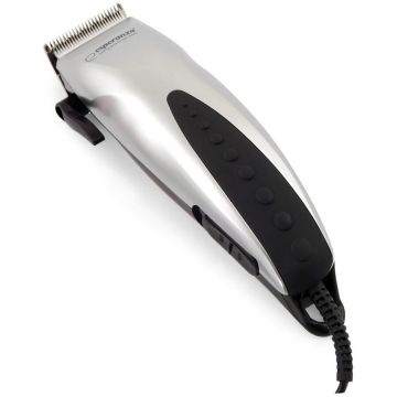 Masina Tuns Otel Inoxidabil 3mm 10W 230V Cablu 1.5m Negru/Argintiu