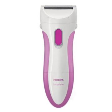 Trimmer Philips Ladyshave HP6341, Wet & Dry (Alb/Violet)
