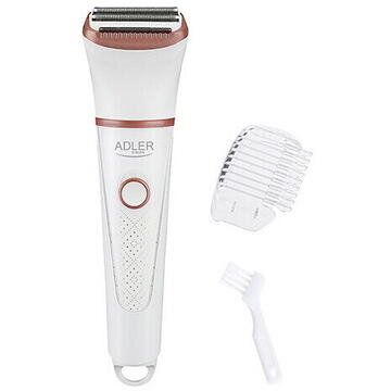 ADLER Aparat de barbierit Adler AD 2941 Lady Shaver, Cordless, Alb