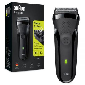 Aparat de Ras Electric - Braun Serie 3 3000BT ProSkin Wet&Dry, MicroComb, Negru, 1 pachet