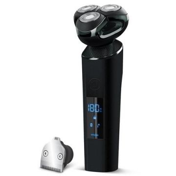 Aparat de ras rotativ SENCOR SMS7000BK, autonomie 180 de minute, lame din otel inoxidabil (Negru)