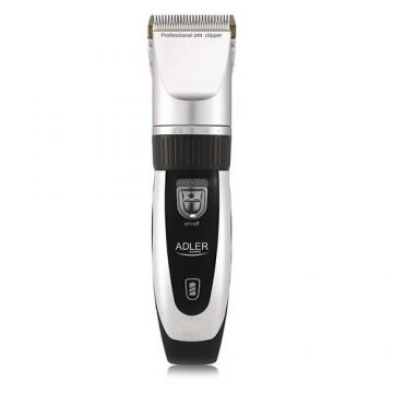 Aparat de tuns animale Adler AD 2823, 35 W, 4 setari, Titan (Argintiu/Negru)