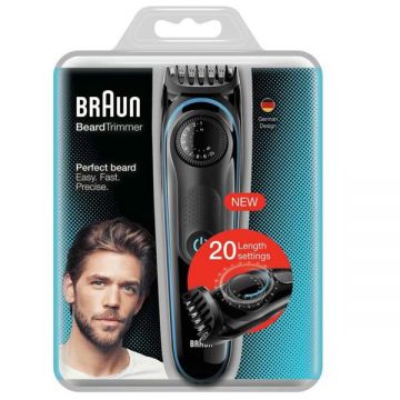 Aparat de Tuns Barba si Parul - Braun BT3000, Acumulator, negru