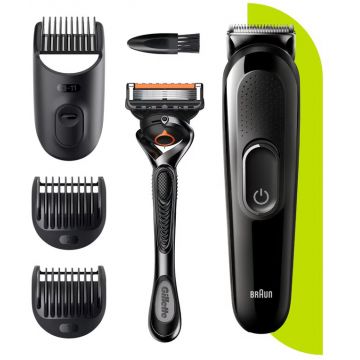 Aparat de tuns Braun 4-in-1 SK3300 + Aparat de ras Gillette ProGlide