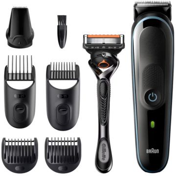 Aparat de tuns Braun 7-in-1 MGK5345 + Aparat de ras Gillette ProGlide
