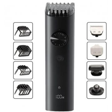 Aparat de tuns multifunctional Xiaomi Kit Pro EU BHR6396EU, Autonomie 90 minute, 40 setaru lungime, incarcare rapida, rezistent la apa IPX7 (Negru)