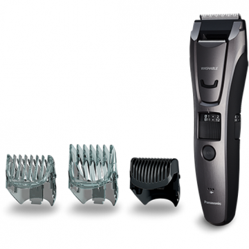 Masina de tuns ER-GB80-H503 Lavabil LED Silver Black