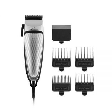 Masina de tuns Eta Ted 5341 90000, 10 W, 4 atasamente, 1-12 mm, argintiu