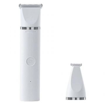 Masina de tuns pentru animale de companie Petkit 2in1 Pet Trimmer Pro PK413, Autonomie 60 minute, IPX7 (Alb)