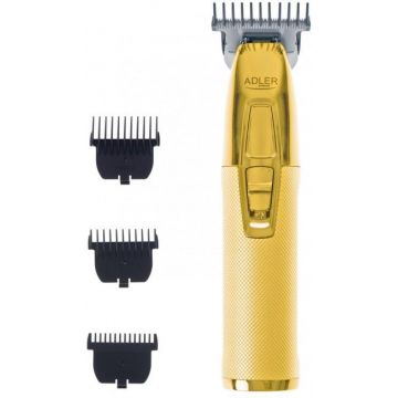Trimmer profesional multifunctional Adler AD 2836g, 100 W, Autonomie 120 minute (Auriu)