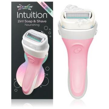 Wilkinson Sword Intuition 2in1 Soap & Shave Nourishing epilator pentru femei