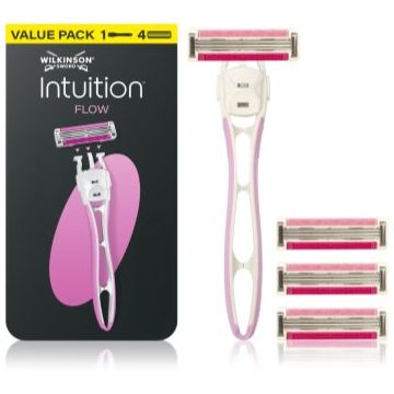 Wilkinson Sword Intuition Flow epilator pentru femei rezerva lama 4 pc