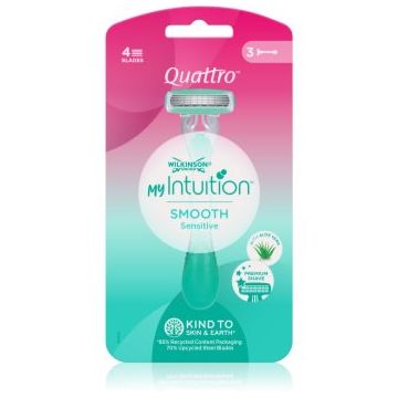 Wilkinson Sword Quattro for Women My Intuition Smooth aparat de ras de unică folosință