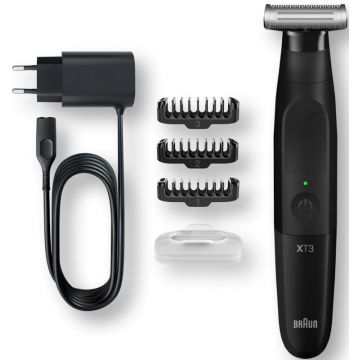 Aparat de ras Braun Series X XT3100, aparat hibrid pentru barbierit si tuns Aparat de ras Braun Series X XT3100, aparat hibrid pentru barbierit si tuns