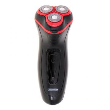 Aparat de ras electric Mesko MS 2926, Autonomie 30 minute, Indicator incarcare, 3 capete mobile (Negru)