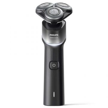 Aparat de ras electric Philips Seria 5000X Wet&Dry X5004/00, Autonomie 50 minute, 56.000 miscari pe minut, Capete flexibile 360 (Negru/Argintiu)