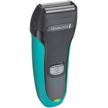 Aparat de ras electric Remington Style Series F3 F3000, Acumulator, Autonomie 40 minute, 2 site flexibile, Trimmer pentru detalii (Gri/Turcoaz)