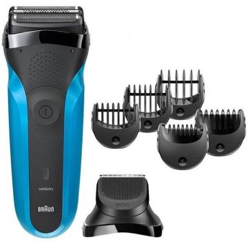 Aparat de Ras Electric Shave&Style 310BT Wet & Dry Negru/Albastru Aparat de Ras Electric Shave&Style 310BT Wet & Dry Negru/Albastru