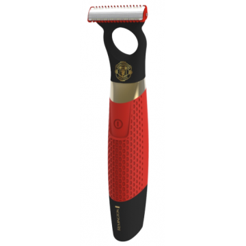 Aparat de ras si tuns barba Remington MB055 Durable Manchester United, , Wet & Dry, Lama 35 mm, Autonomie 60 min (Negru/Rosu)