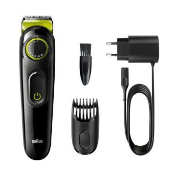 Aparat de Tuns Barba Seria 3 BT3323 Negru/Verde