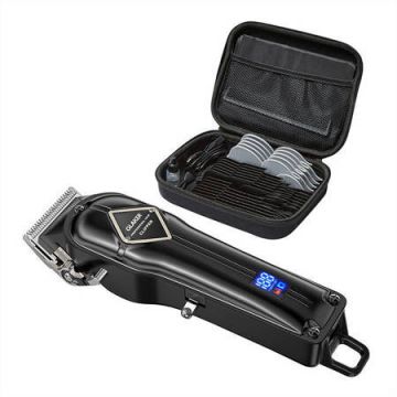 Aparat De Tuns Electric GL-K11S Acumulator 2500mAh Afisaj LED Negru