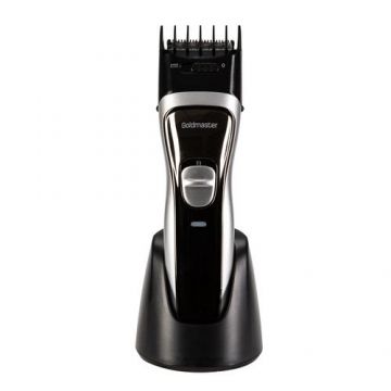 Aparat de tuns Goldmaster GM-7160, Lame otel, NiMH, Autonomie 60 minute (Negru)