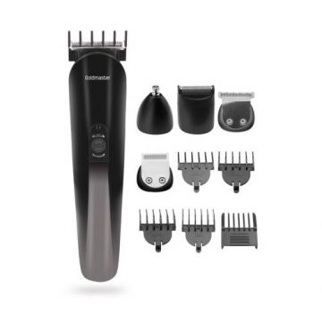 Aparat de tuns Goldmaster GM-7178, Lame otel, Incarcare rapida, Lithium-Ion 600 mAh (Negru)