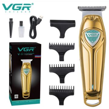 Aparat de tuns profesional VGR V-911 - Fara fir cu 4 distantiere, perie curatare si ulei