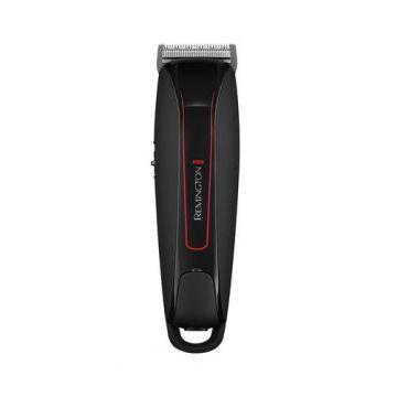 Aparat de tuns Remington HC550 E51 Easy Fade Pro, Autonomie 120 minute, 10 piepteni unghiulari, Indicator LED, Kit de styling (Negru)