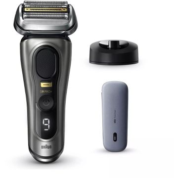 BRAUN Aparat de ras electric Braun Series 9 Pro+ 9525s Wet & Dry, umed-uscat, Gri metalic