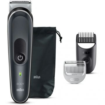 BRAUN Aparat de tuns corporal, Braun, BodyGroomer 5 BG5350, 120x120x25mm, Negru