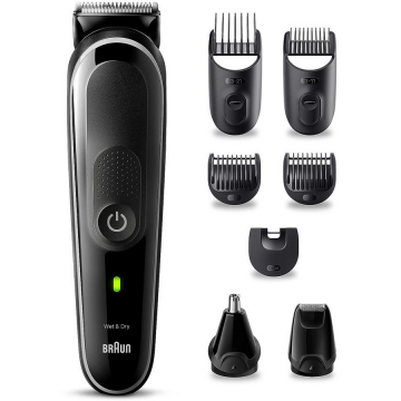 BRAUN Aparat de tuns multifunctional 8 in 1 BRAUN MGK3440, acumulator, 50 min autonomie, Wet&Dry, Negru