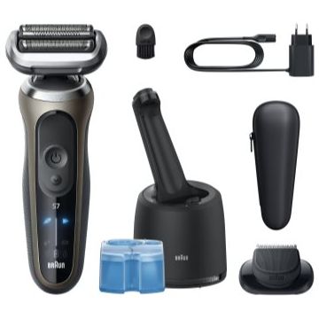 Braun Series 7 72-C7200cc Aparat de bărbierit electric cu stație pentru curățare și încărcare