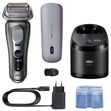 Braun Series 9 PRO+ 9675cc Aparat de bărbierit electric cu stație pentru curățare și încărcare